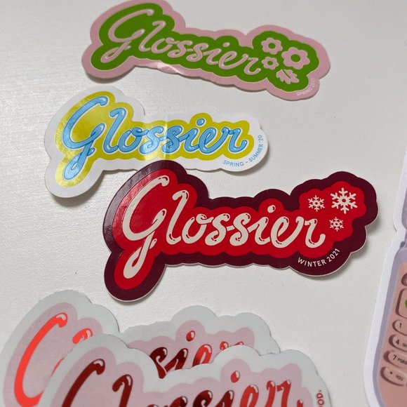Glossier Die-Cut Stickers | Limited Edition Collectors - Picture 8 of 9